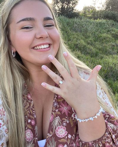 Customer photo review of Sylvie Pearl Hoops