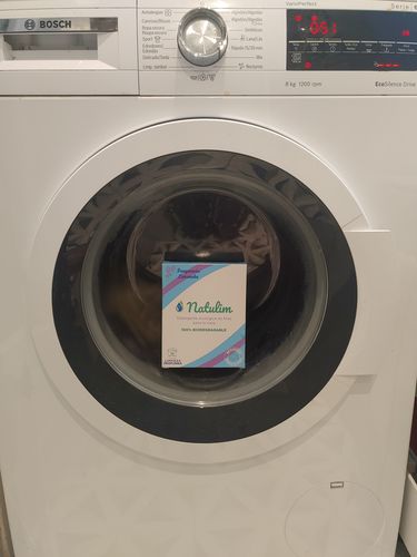 Customer photo review of Eco-Tiras de Detergente 40 lavados Natulim