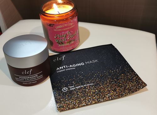 Customer photo review of Copper Peptide Mask