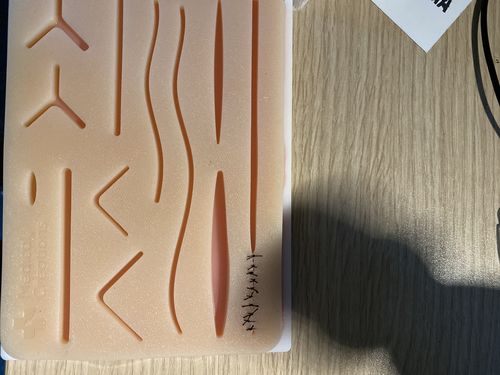 Customer photo review of Suture Practice Kit