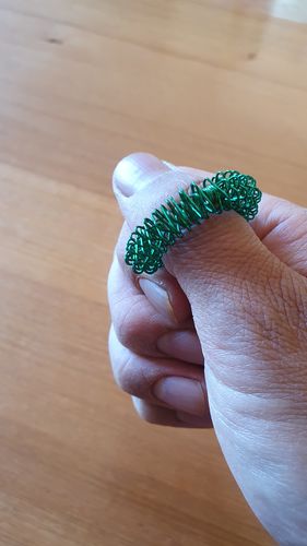 Customer photo review of Kaiko Spikey Finger Fidget Set of 5
