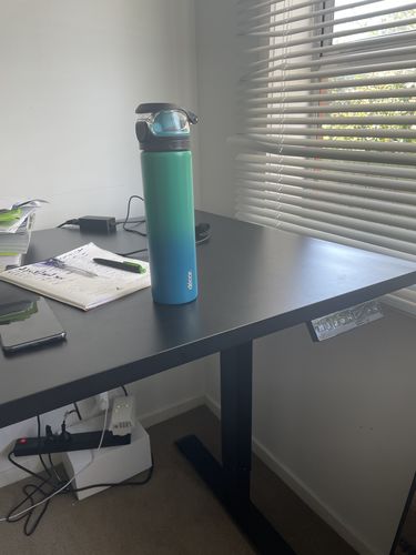 Customer photo review of Evo Electric Standing Height Adjustable Desk(Free Shipping Nationwide)