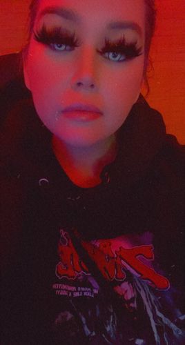Customer photo review of PRIMAL® Rx Zombie II - White Prescription contact Lenses