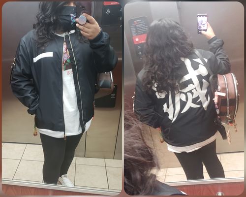 Customer photo review of Demon Slayer Corps Bomber Jacket