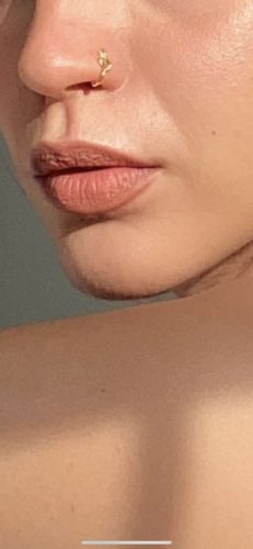 Customer photo review of Faux piercing 2 en 1 : plante