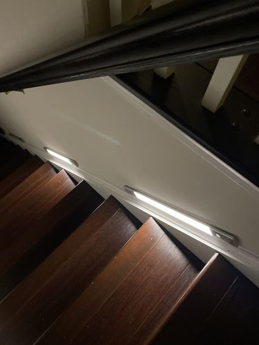 Customer photo review of Wireless Motion Sensor Closet Light - 20.5" Aluminum