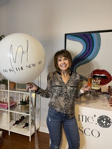 Customer photo review of Custom Jumbo Vinyl Balloon - Anything you want to say on a balloon!