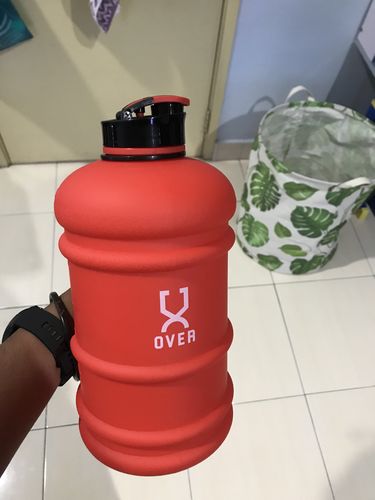 Customer photo review of Alpha Red Flip Cap 2.2L Oversized Bottle