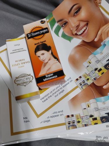 Customer photo review of Belle Nubian Dark Spot Remover Serum