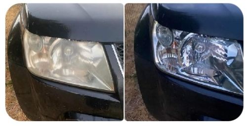 Customer photo review of 2 x Headlight Restore Wipes Kits