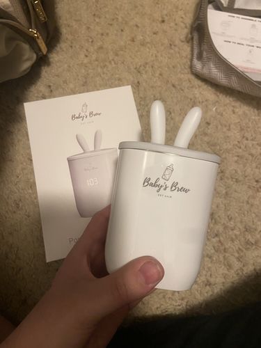 Customer photo review of Portable Bottle Warmer Pro