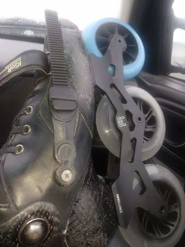 Customer photo review of Typhoon Inline Skate Wet Weather Wheel