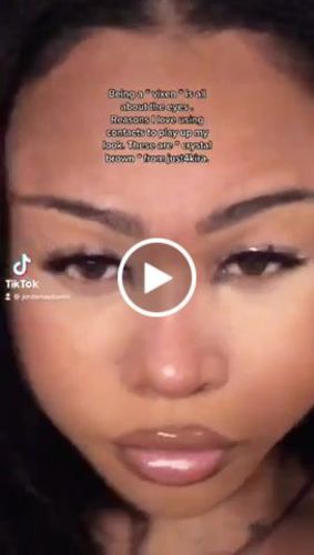 Customer video review of Crystal Brown Contact Lenses(12 months wear)