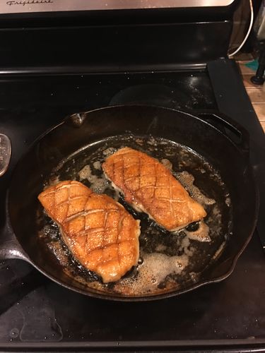 Customer photo review of Long Island Pekin Duck Breasts, 18-22oz
