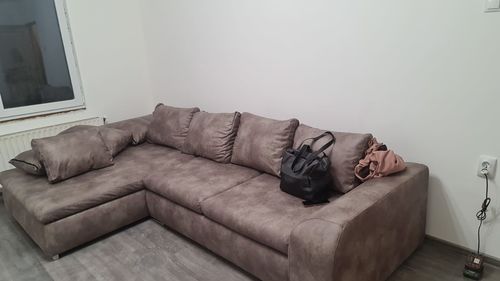 Customer photo review of Colțar extensibil cu ladă de depozitare Maxine Silver 330x178 cm