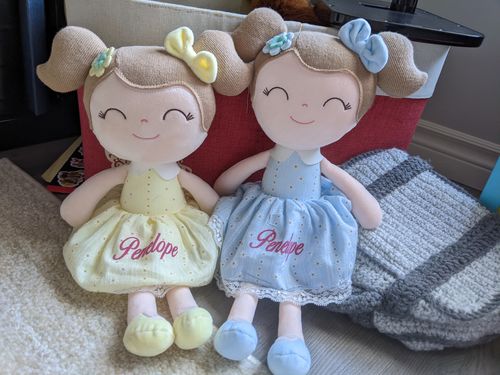 Customer photo review of Personalized Spring Girl - Blue