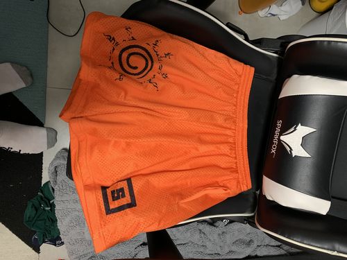 Customer photo review of Anime Mesh Shorts - Seal