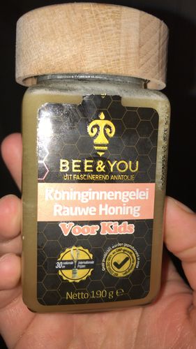 Customer photo review of Koninginnengelei Rauwe Honing (voor kids)