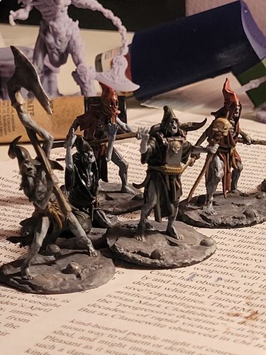Customer photo review of Afflicted Celestial Tabletop Miniature