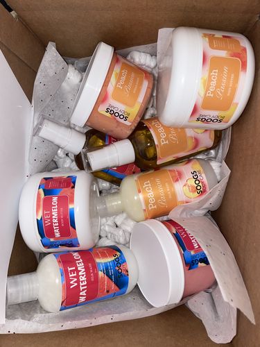 Customer photo review of Peach Passion | Trio Bundle