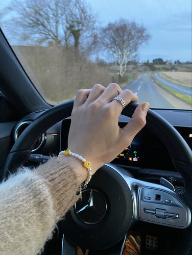Customer photo review of Multi Smiley Bracelet 😀
