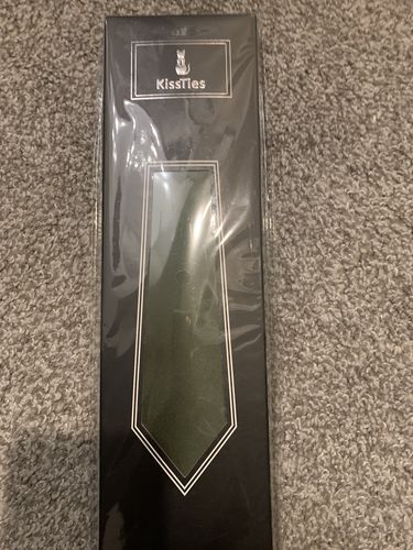 Customer photo review of Olive Satin Tie