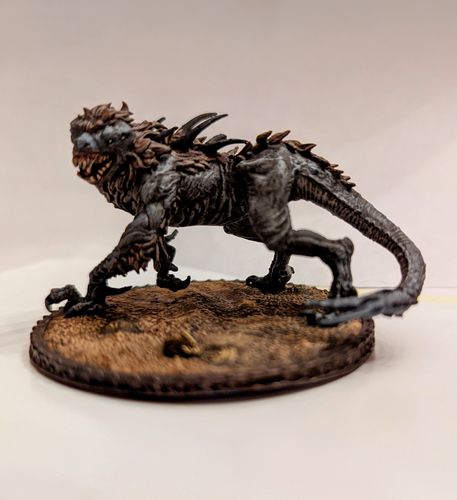 Customer photo review of Sand Hound 1 Tabletop Miniature