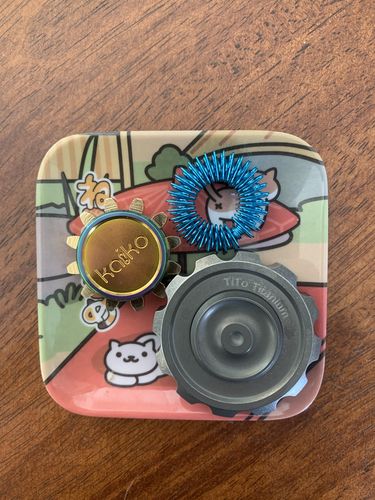 Customer photo review of Titanium Cog Spinner LIMITED EDITION