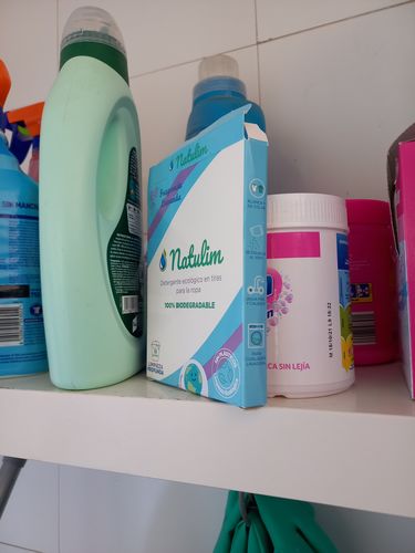 Customer photo review of Eco-Tiras de Detergente 40 lavados Natulim