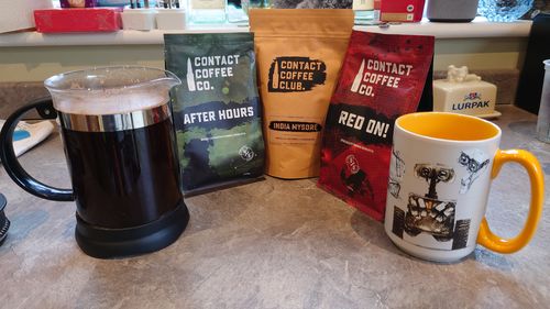 Customer photo review of Contact Coffee Club