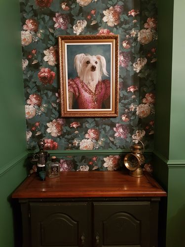 Customer photo review of The Countess - Custom Vintage Pet Portrait