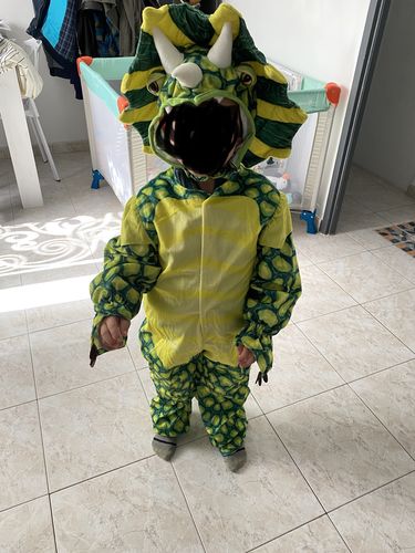 Customer photo review of JURAKIDS™ - Déguisement Dinosaure Triceratops Enfant