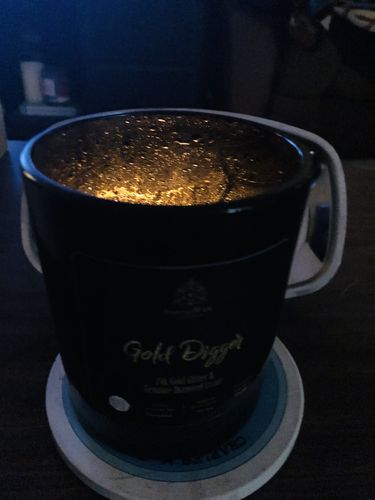 Customer photo review of 24K Gold Digger Diamond Candle