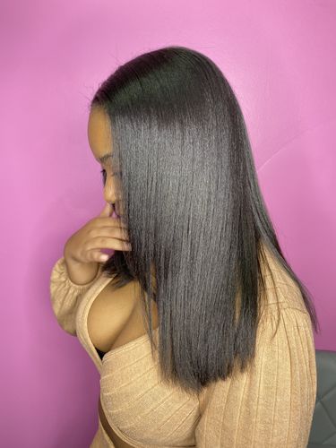 Customer photo review of Masters Infrared Black Titanium Flat Iron 1.5"