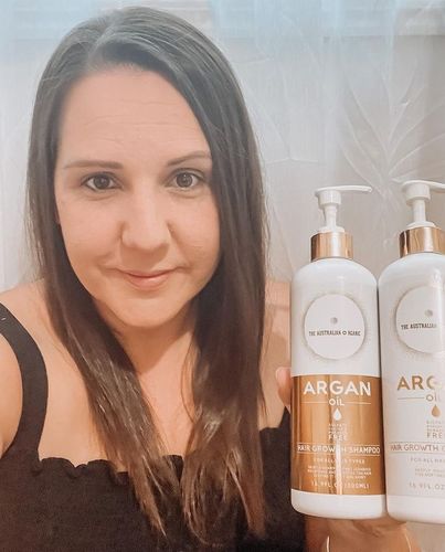 Customer photo review of Hair Growth With Argan Oil - 10 Minute Miracle - Essential Bundle