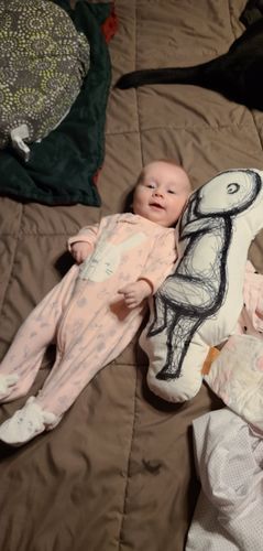 Customer photo review of Birth Pillow Scribble One