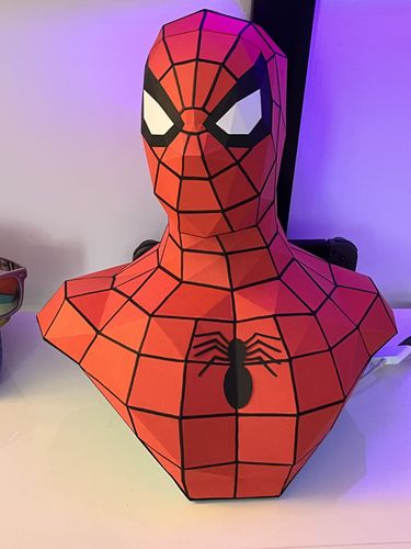Customer photo review of Patrons Buste Spiderman (pdf)