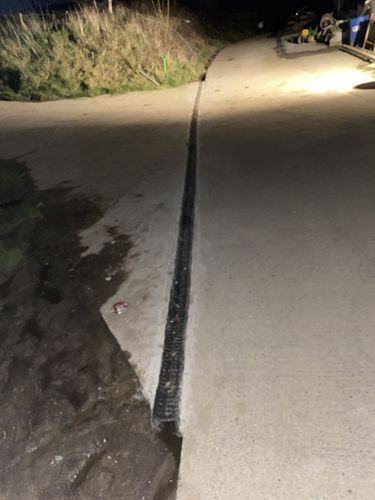 Customer photo review of Polydrain Shallow Drainage Channel A15 Black Plastic 1m Length