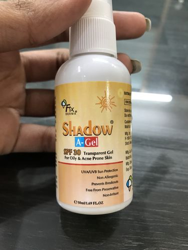 Customer photo review of Shadow Sunscreen A-Gel SPF 30