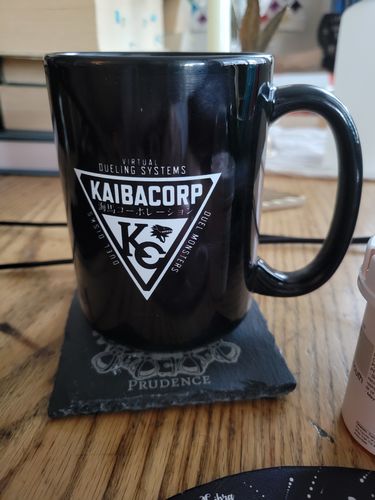 Customer photo review of Kaiba Corp Dueling System - Ceramic Coffee Mug