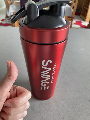 Customer photo review of 700ml Stainless Steel Insulated Shaker Bottle