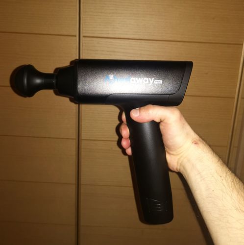 Customer photo review of Achedaway Pro Percussion and Vibration Massager (Black)