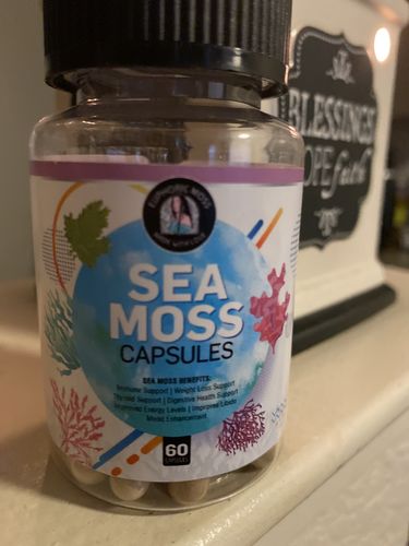 Customer photo review of Sea Moss Irish Moss Powder Capsules- 30 Day Supply