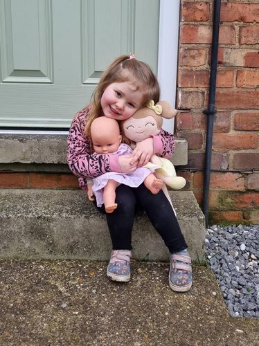 Customer photo review of Personalized Spring Girl - Yellow