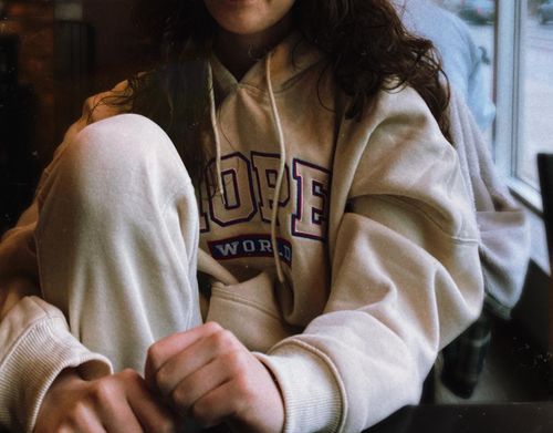 Customer photo review of Hope World Hoodie