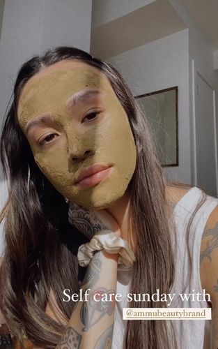Customer photo review of Matte Made in Heaven | Face Mask Bundle