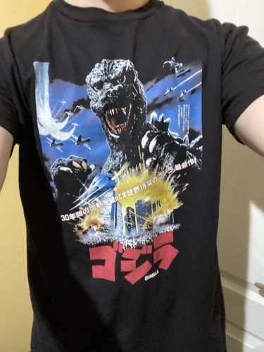 Customer photo review of Return of Godzilla "Japan" Tee