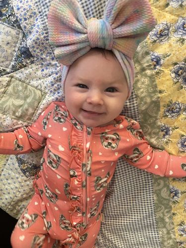 Customer photo review of Piper Convertible Footie
