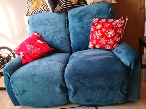 Customer photo review of Cabrexa 2 Seater Recliner Slipcovers