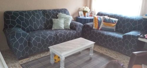 Customer photo review of Cabrexa High Stretch Sofa Covers